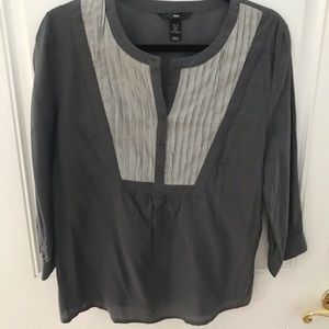 H&M gray blouse size 10